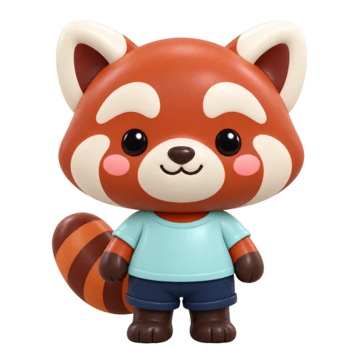 Sunny the red panda